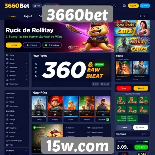 Interface e usabilidade do site 3660bet